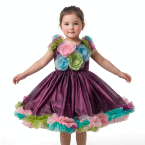 Purple flower frock