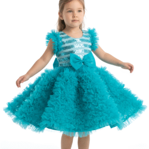 Lite blue buff frock