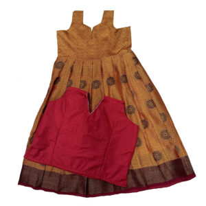 Dots Musterd pink border