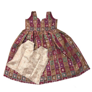 Multi colour pattu pavadai