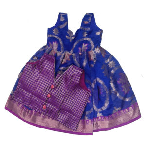 Navy blue with purpel border