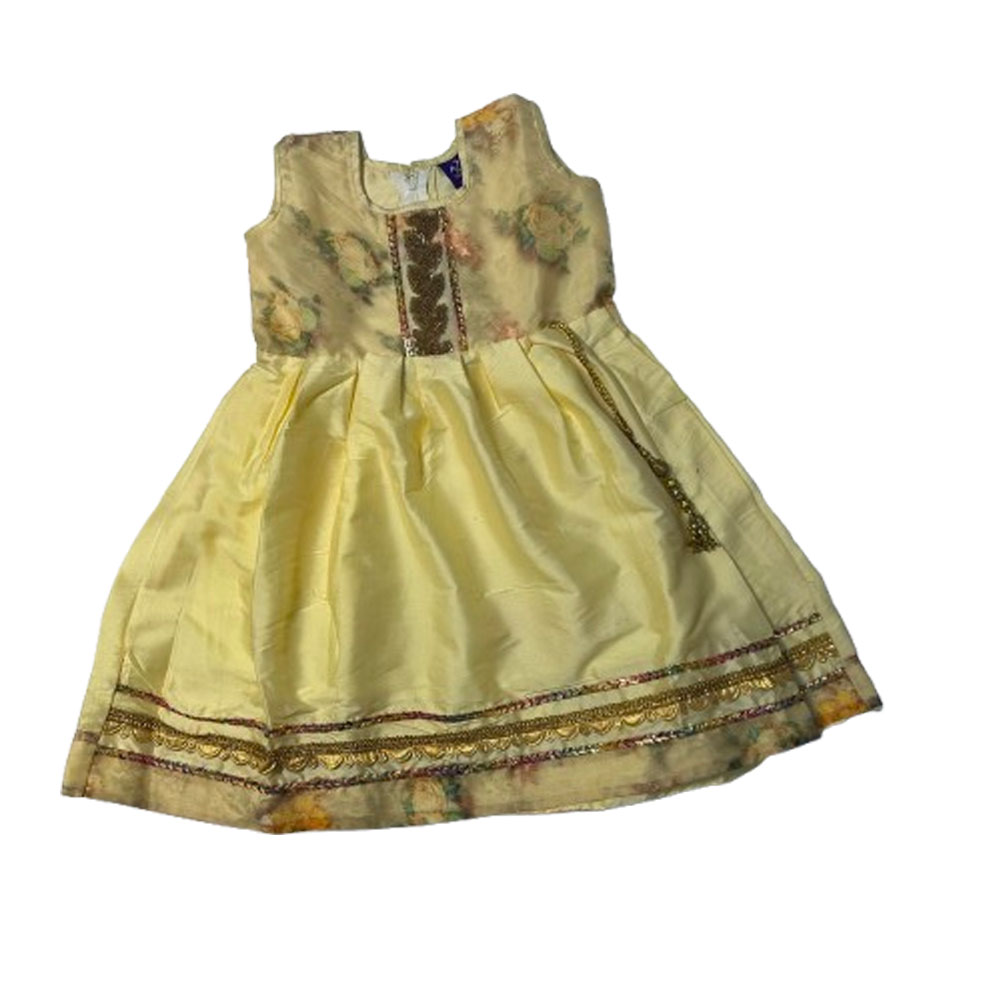 Cream Baby Frock