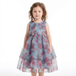 Grey Baby Frock