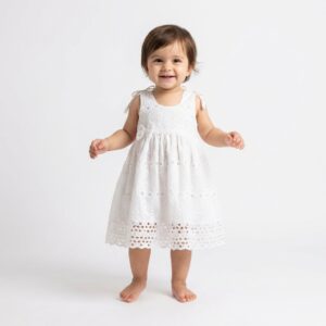 White Acoba Frock
