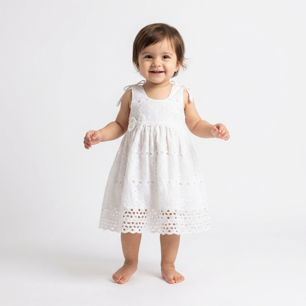 White Acoba Frock