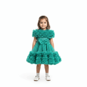 Blue buff frock