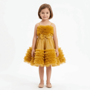 Yellow buff frock