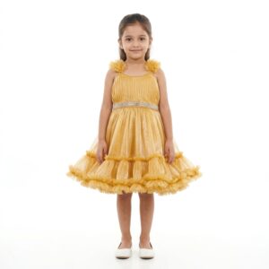 Yellow buff frock