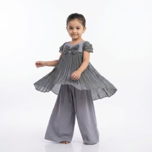 Grey up and down dress