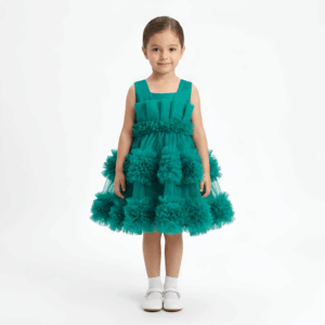 Blue baby buff frock